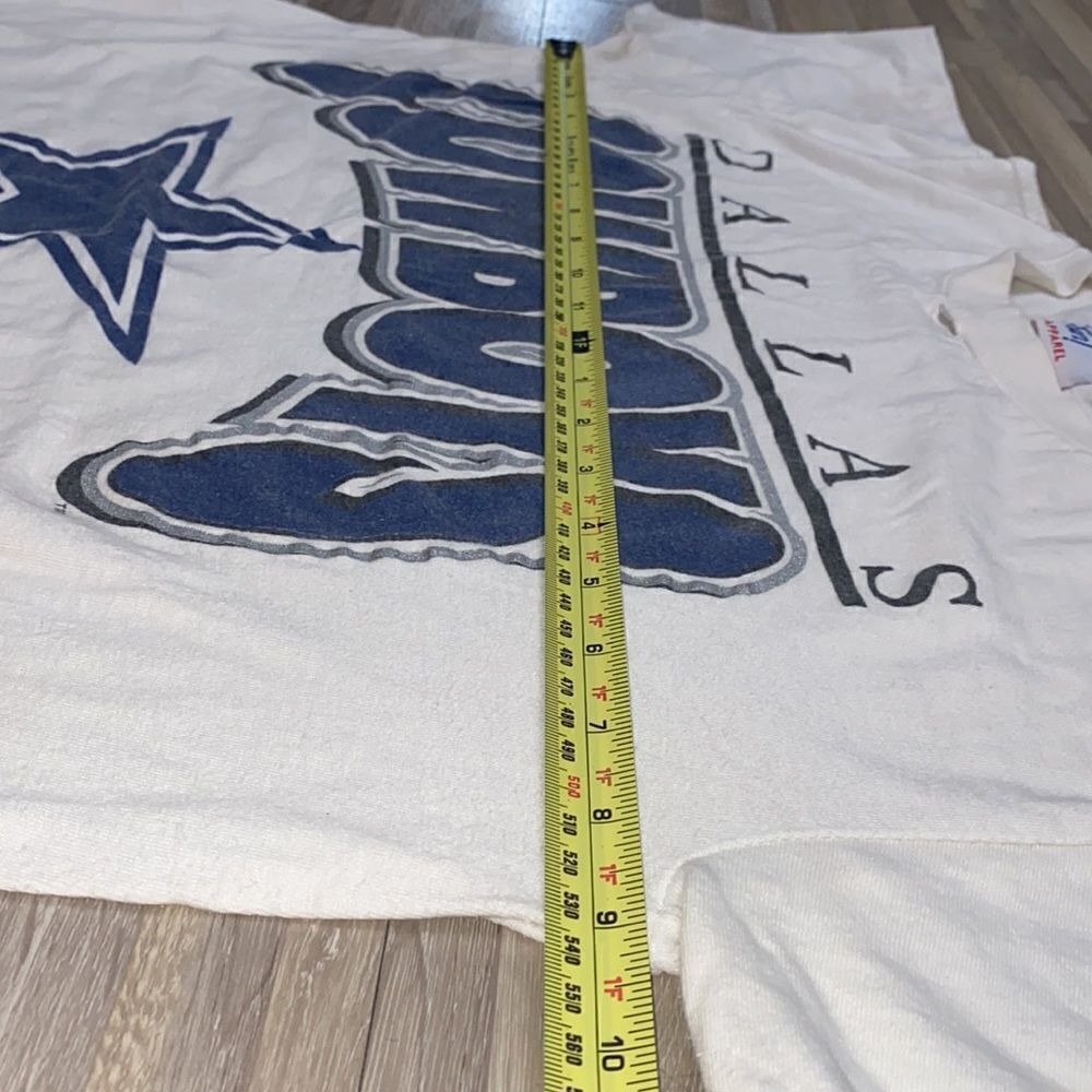 NFL Dallas Cowboy vintage t shirt single stitched vintage tin bucket man cave - Picture 11 of 16
